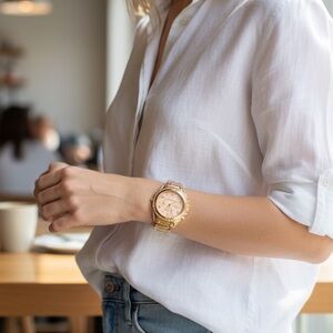 Michael Kors Rose gold watch